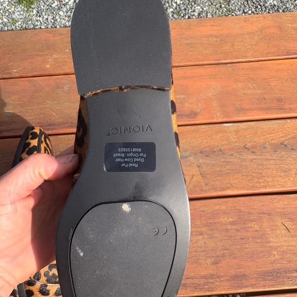 Vionic genuine dyed hair calf loafers sz 7.5 l - Picture 5 of 6